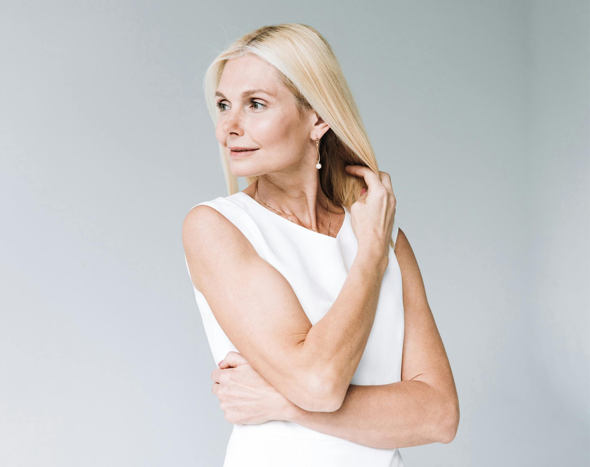 Woman in white