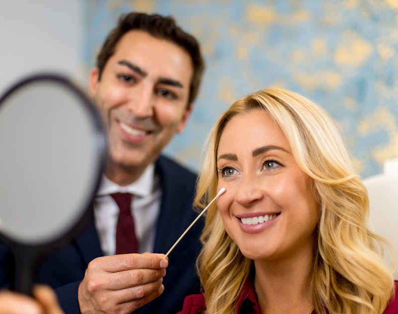 Doctor and patient during consultation