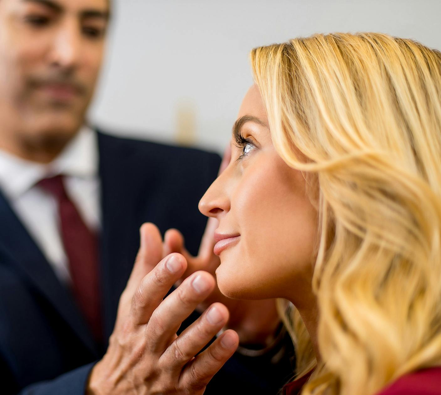 Doctor and patient during consultation