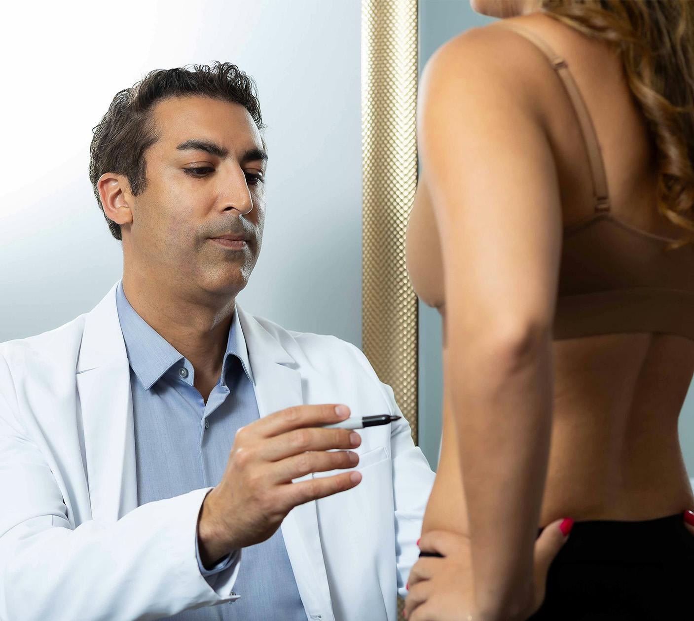 Doctor and patient during consultation