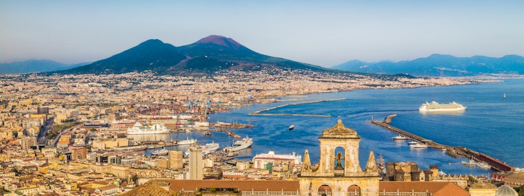 Panoramic view of the Bay of Naples