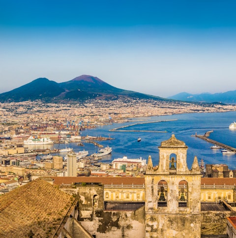 Panoramic view of the Bay of Naples