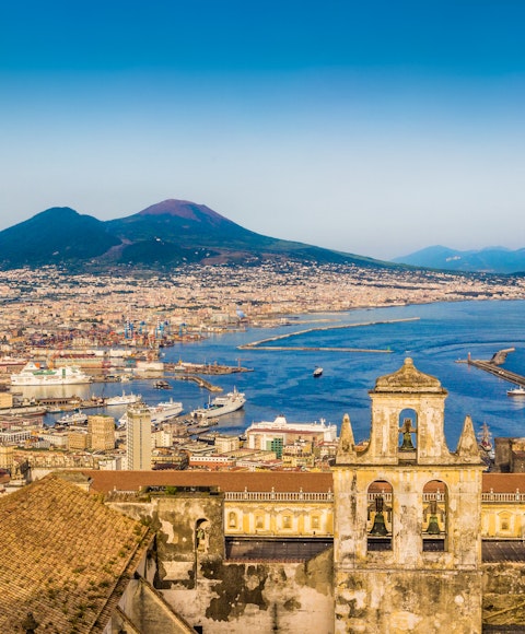 Panoramic view of the Bay of Naples