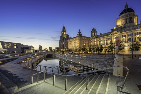 The Three Graces on Liverpool's waterfront