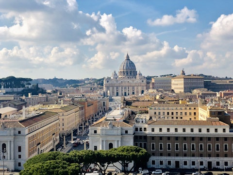 View of Vatican City from Saint Angelo Castle, Rome