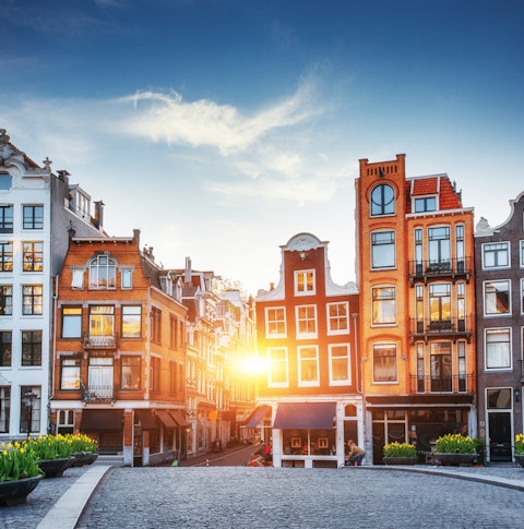 Sunset in Amsterdam
