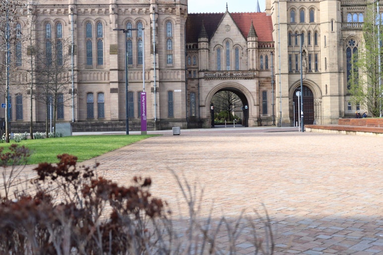 The traditional campus of Manchester University