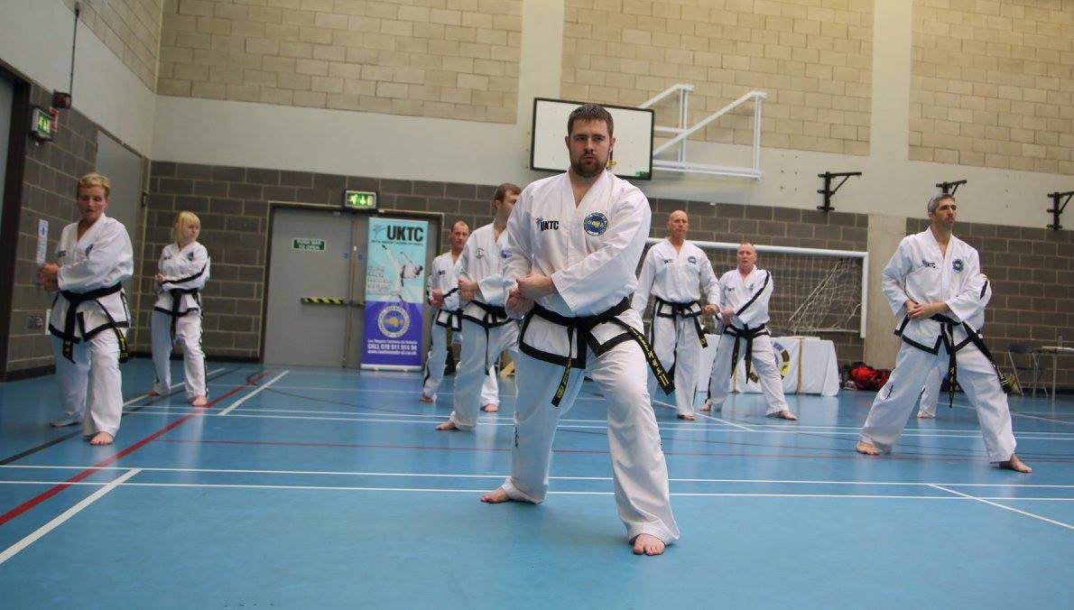 ITF Taekwondo Blackbelts at an International Instructors Course