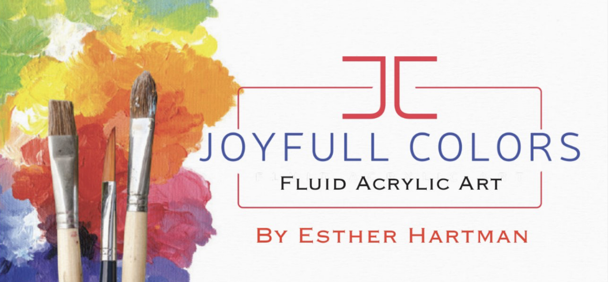 Joyfull Colors Fluid Acrylic Art