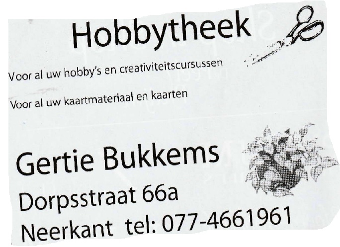 Hobbytheek Neerkant