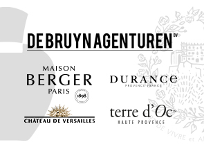 De Bruyn Agenturen BV, Maison Berger Paris, Durance, Terre d’Oc, My Jolie Candle