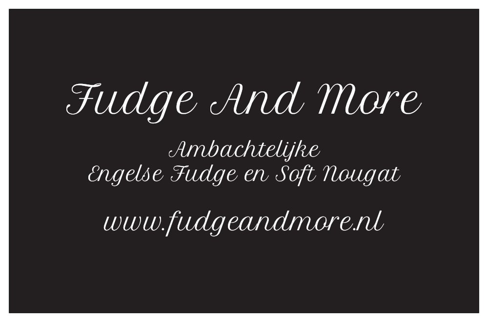 Fudge and More