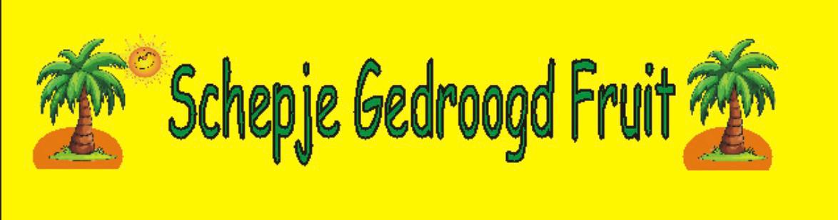 Schepje gedroogd fruit