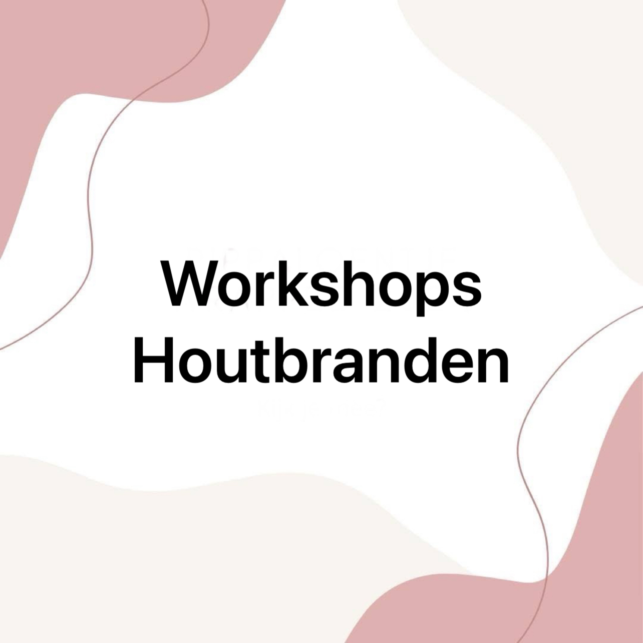 Workshops Houtbranden