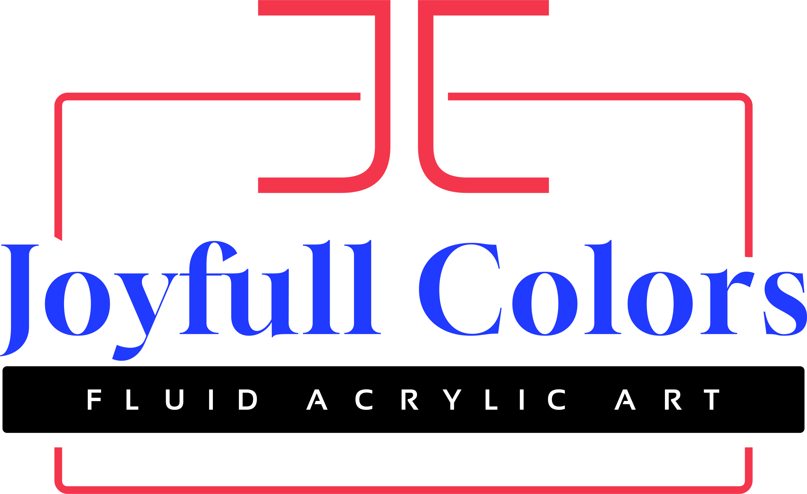 Joyfull Colors Fluid AcrylicArt