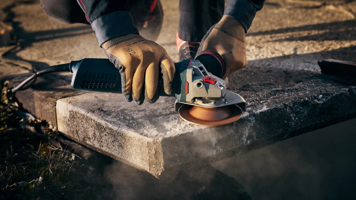grinding concrete