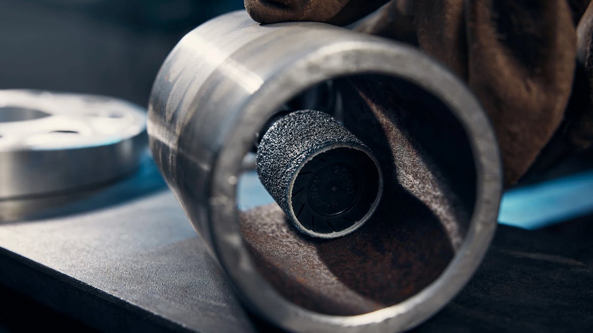 brušenje z brusnim prstanom