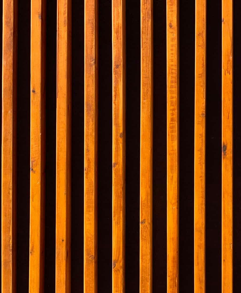 wood slat wall