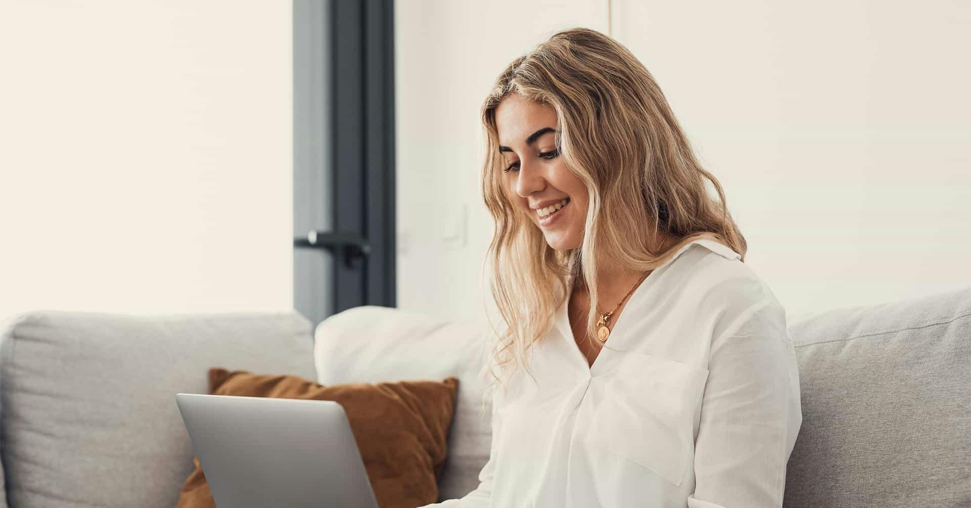 Woman on laptop