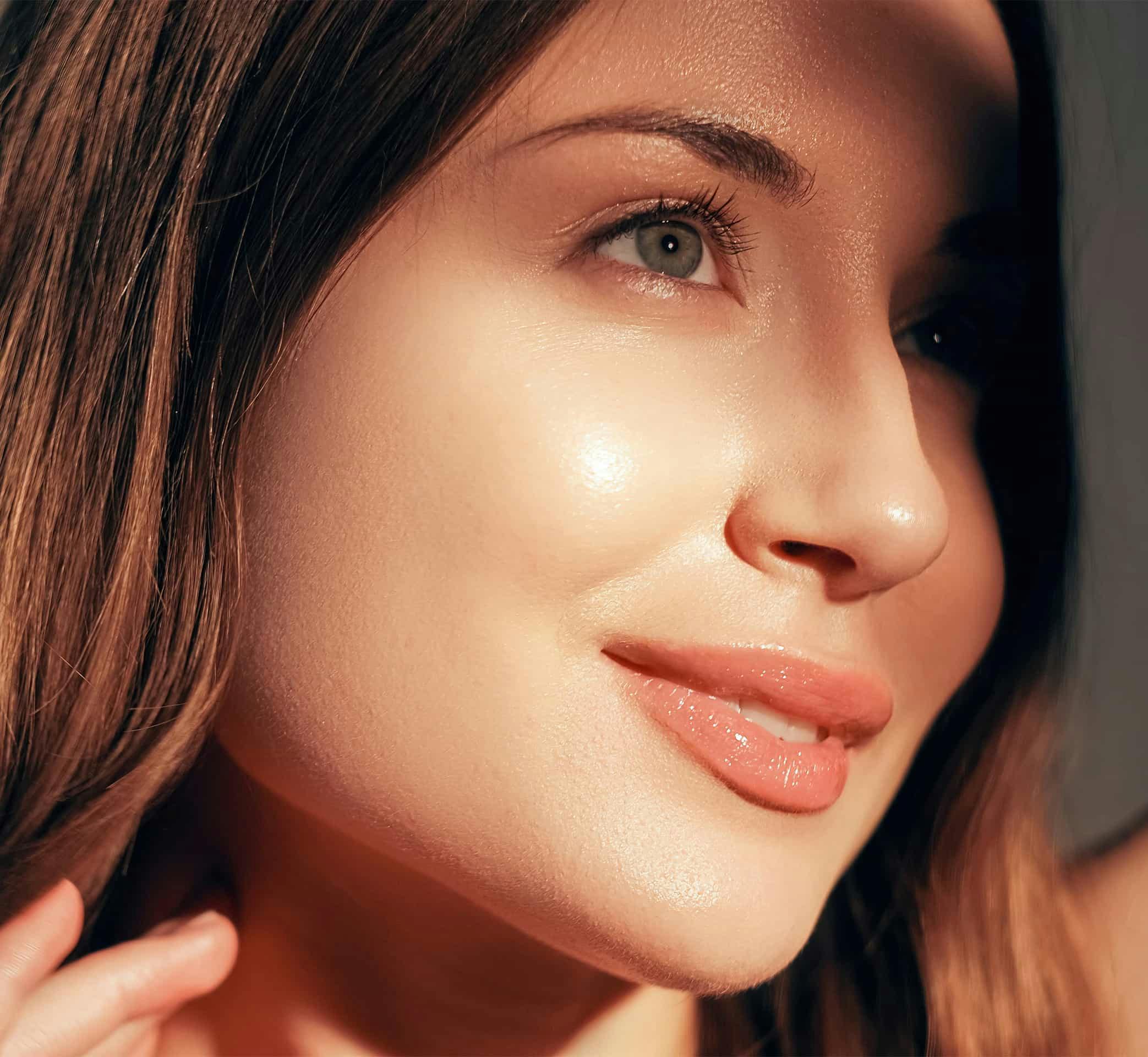 Close up of woman smiling