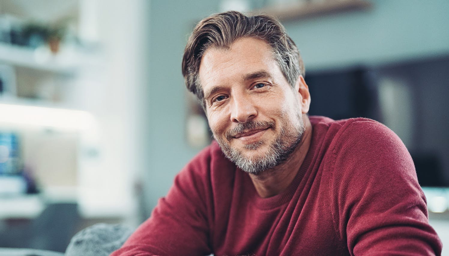 man smiling