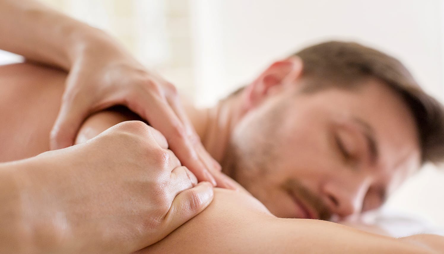 woman getting a massage