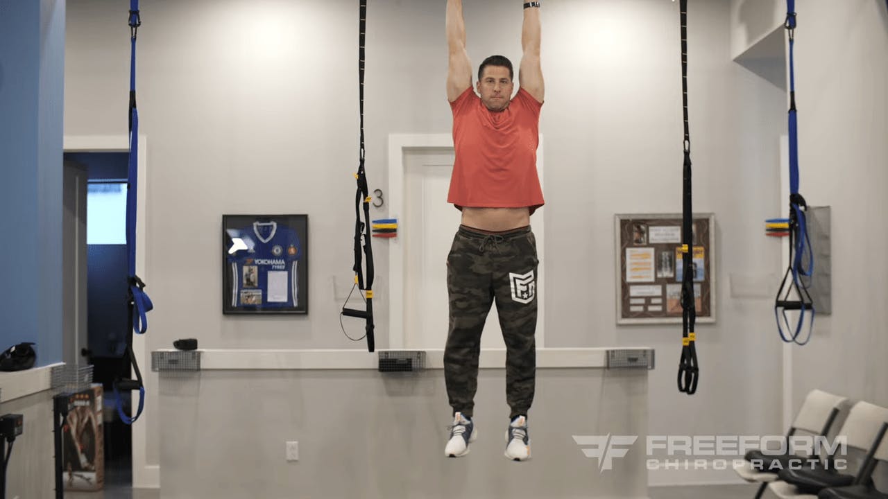 man exercising