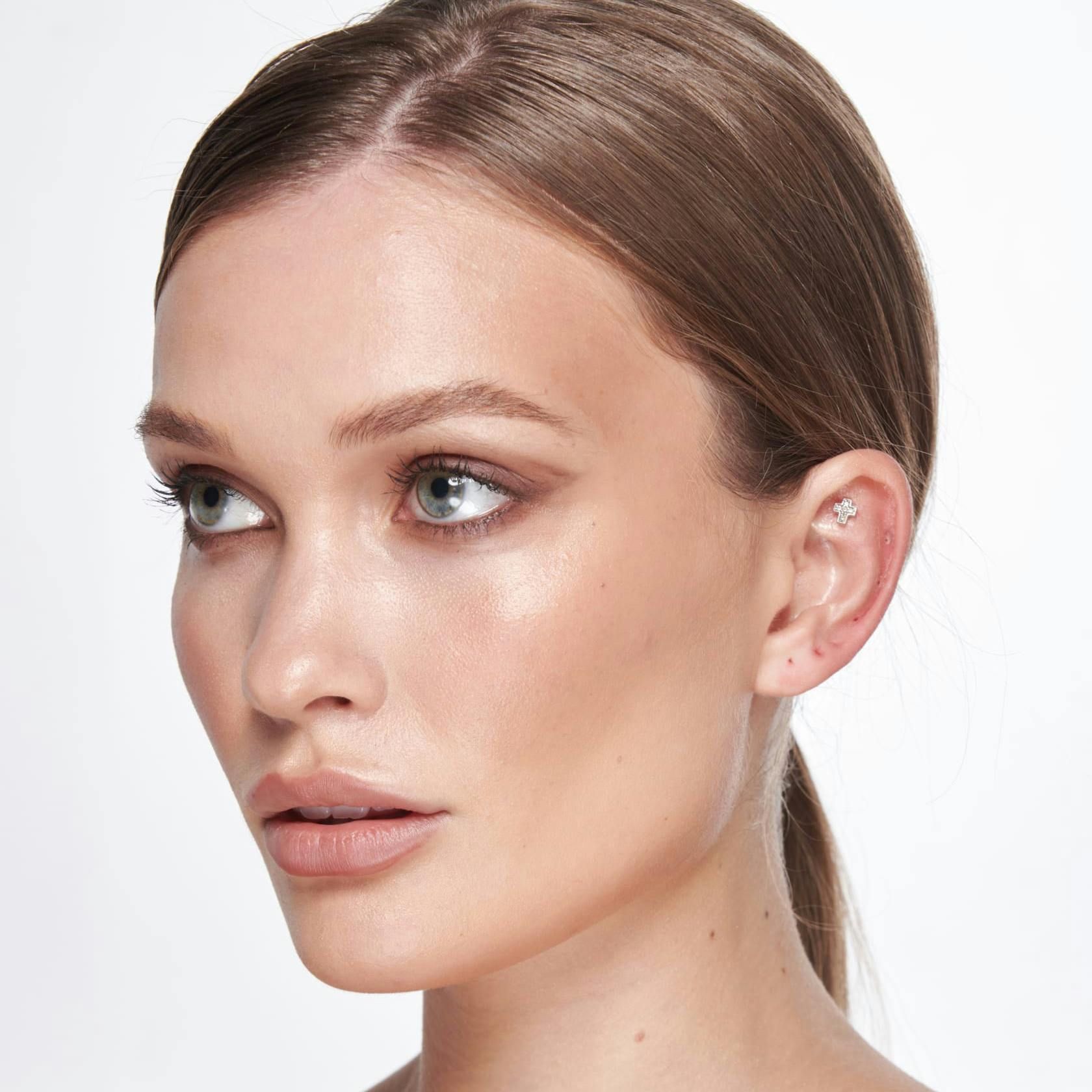 Woman looking to the side