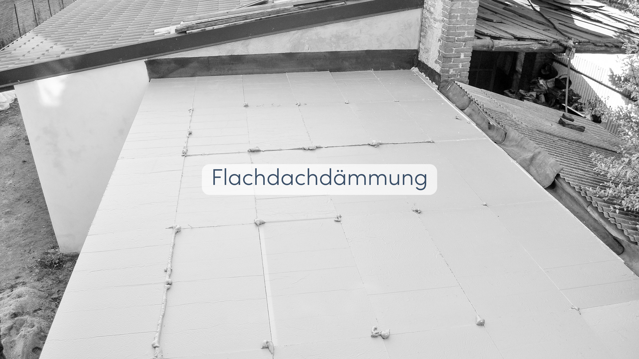 Dachdämmung Flachdachdämmung