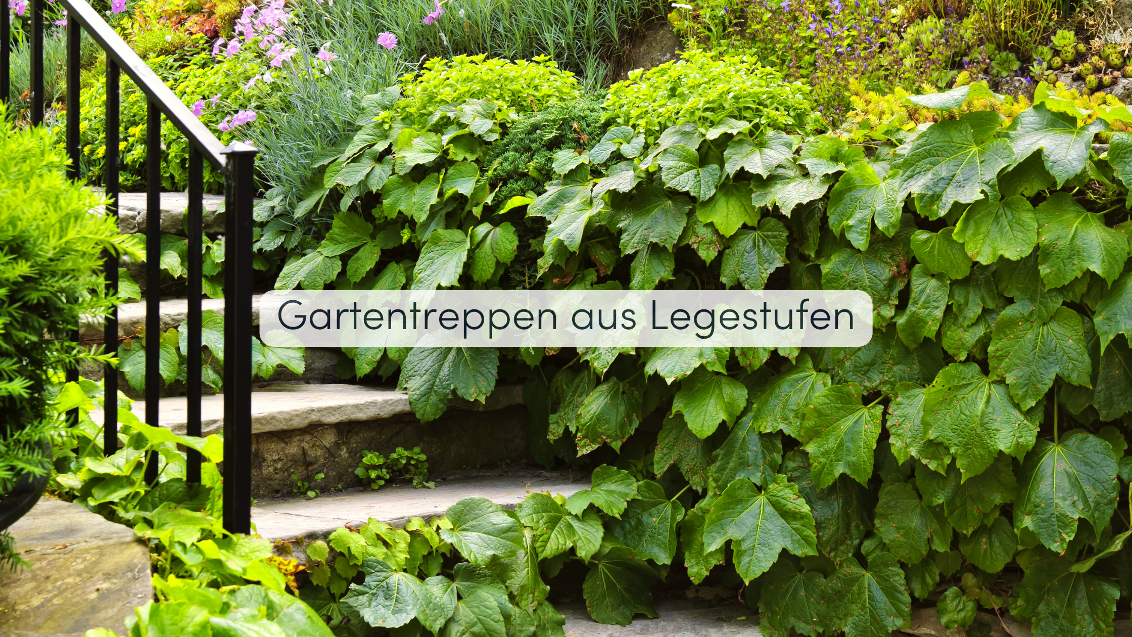 Gartentreppen aus Legestufen