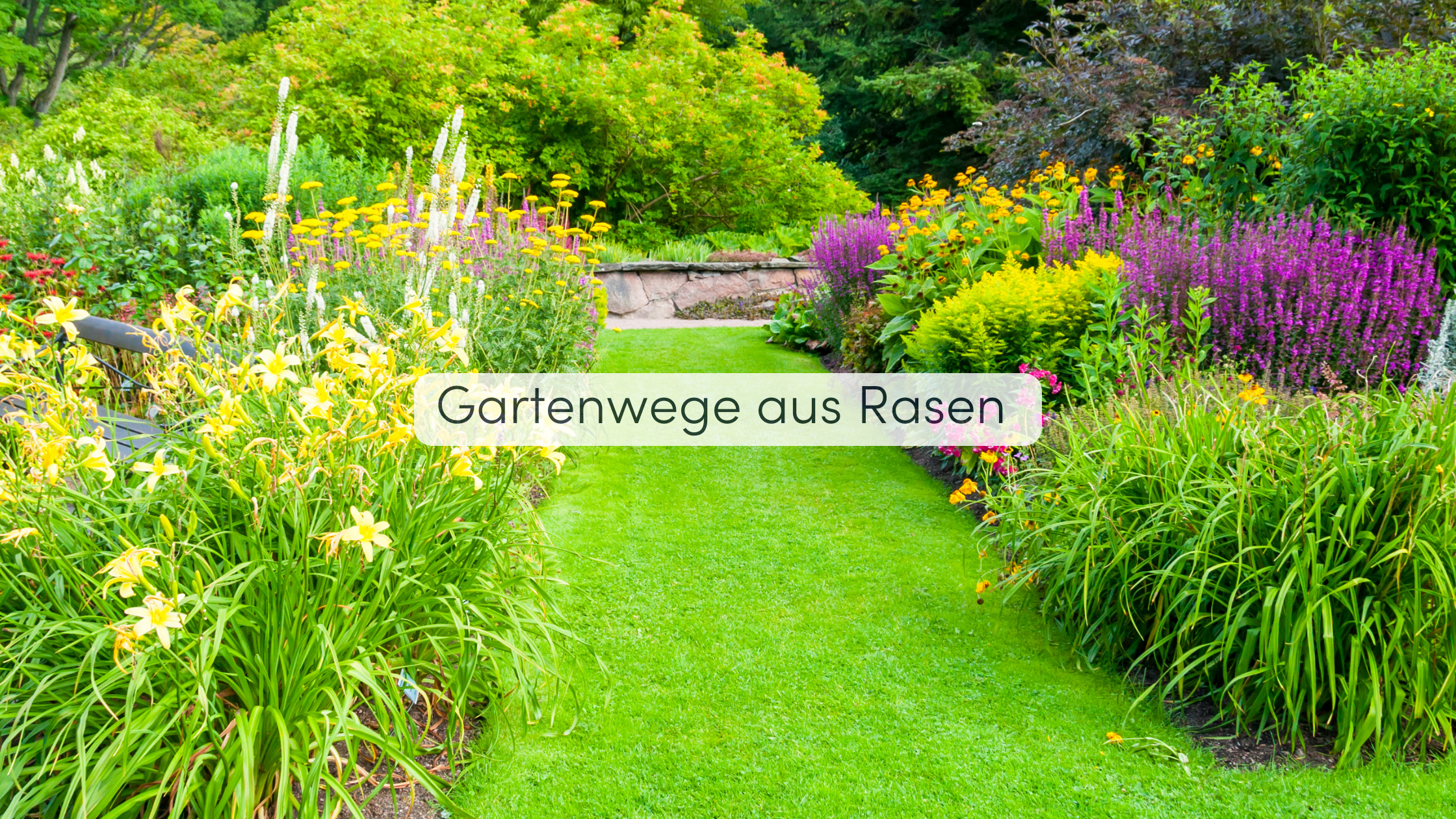 Gartenwege aus Rasen