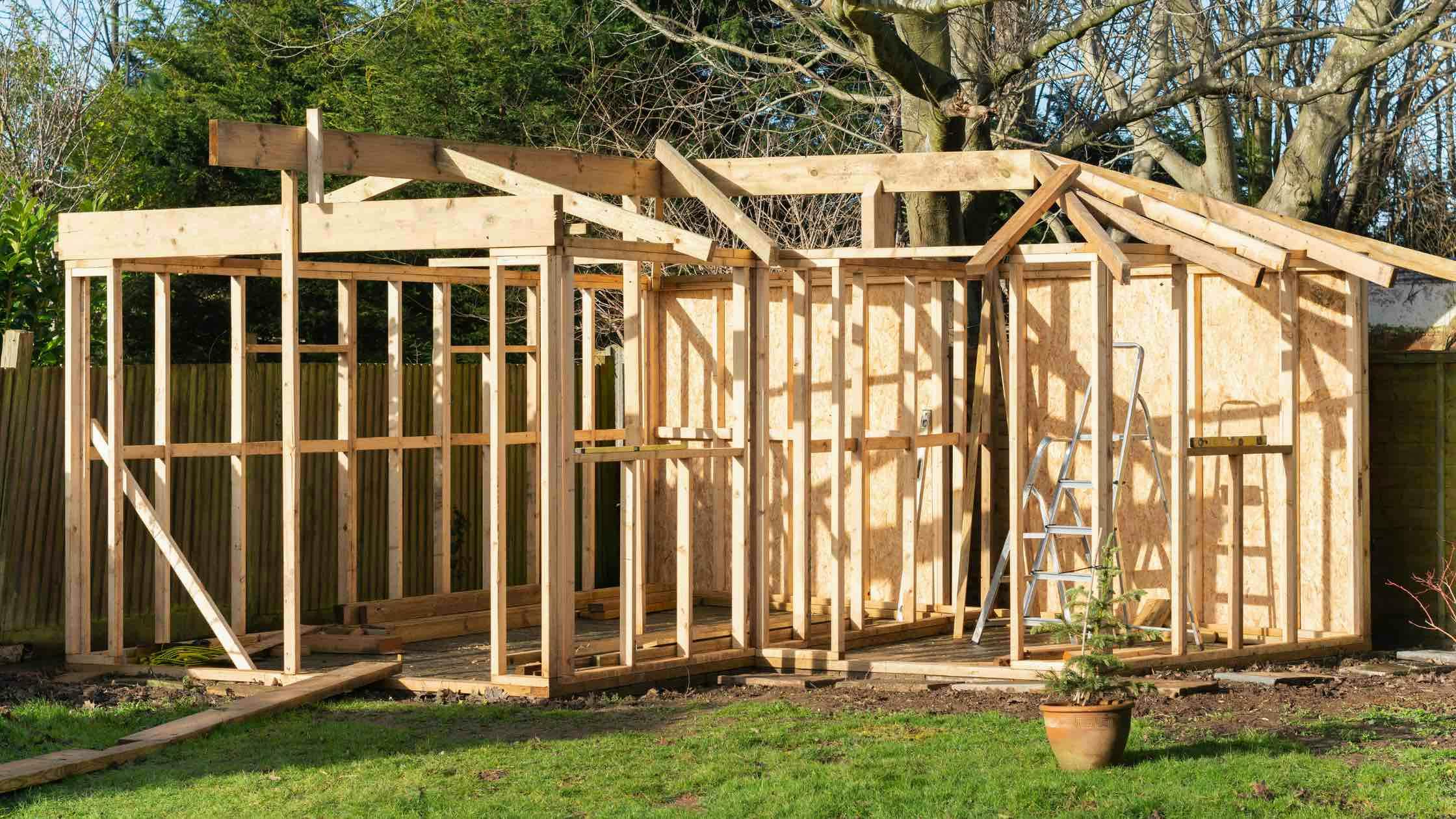 Gartenhaus bauen Planung