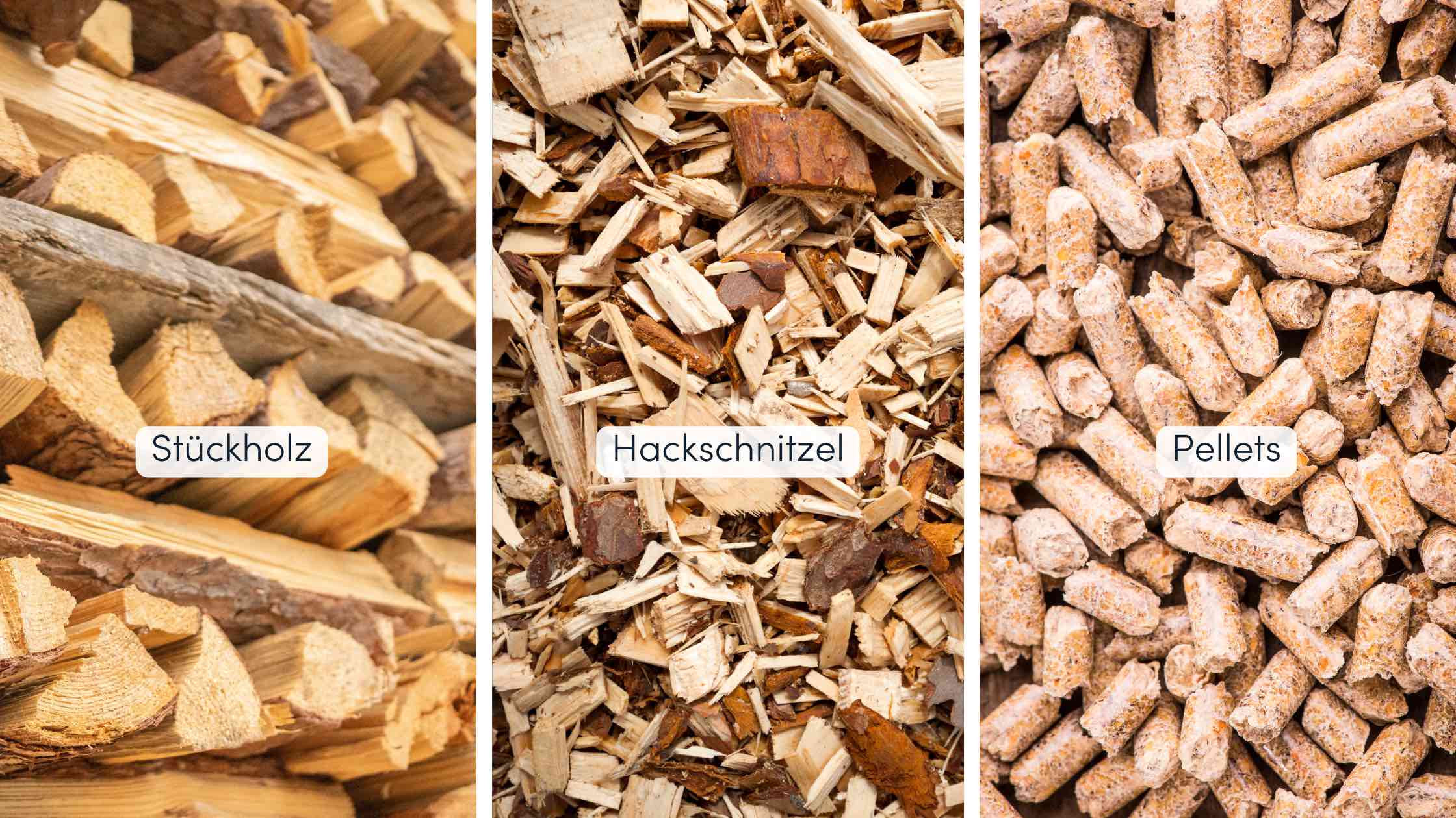 Holzheizung Holzarten