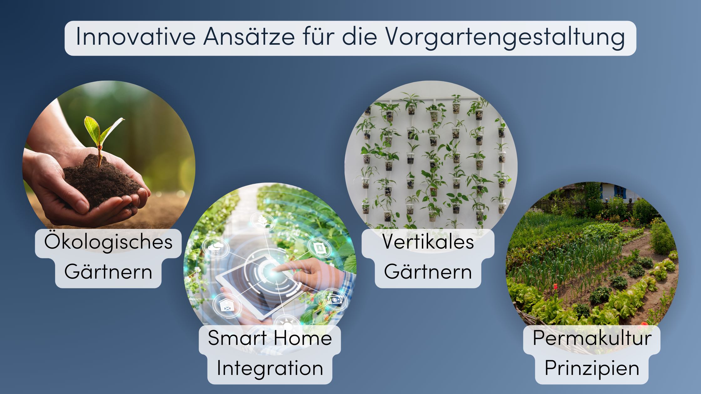 Vorgarten gestalten Ideen