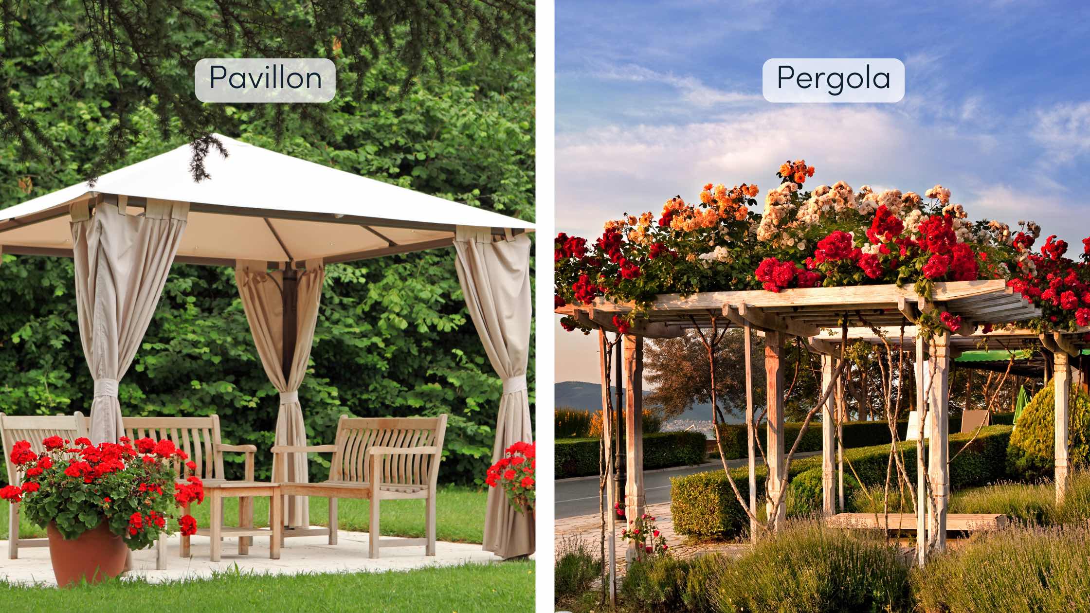 Unterschied Pergola Pavillon
