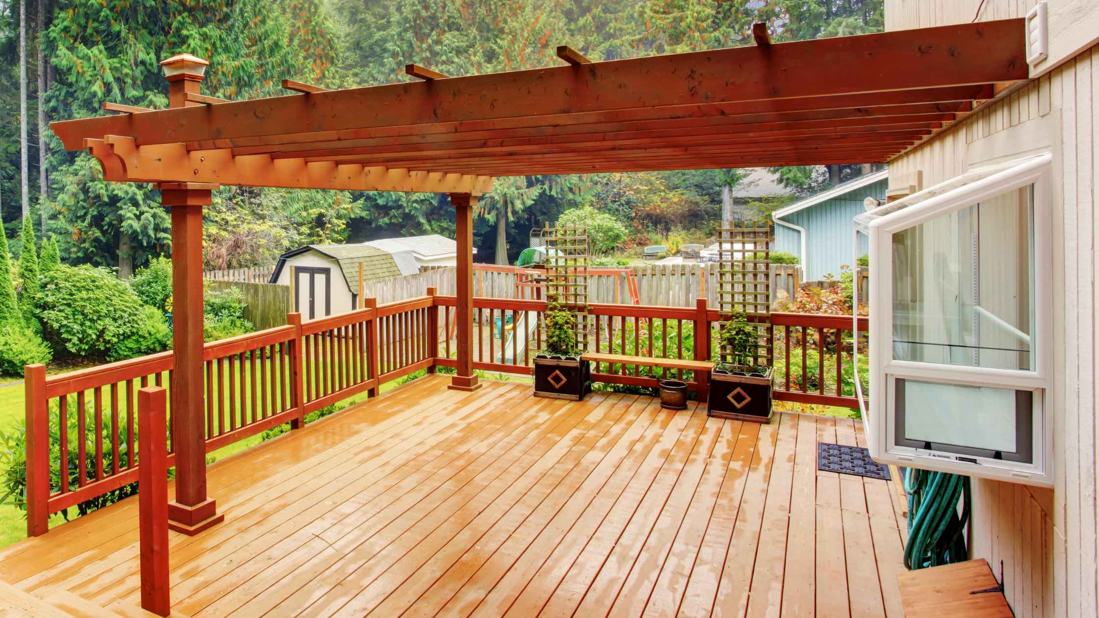 Pergola als Dach