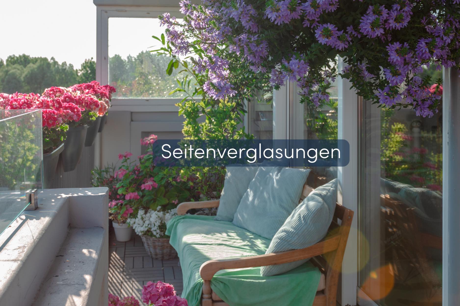 Balkon Verglasung Seitenverglasung
