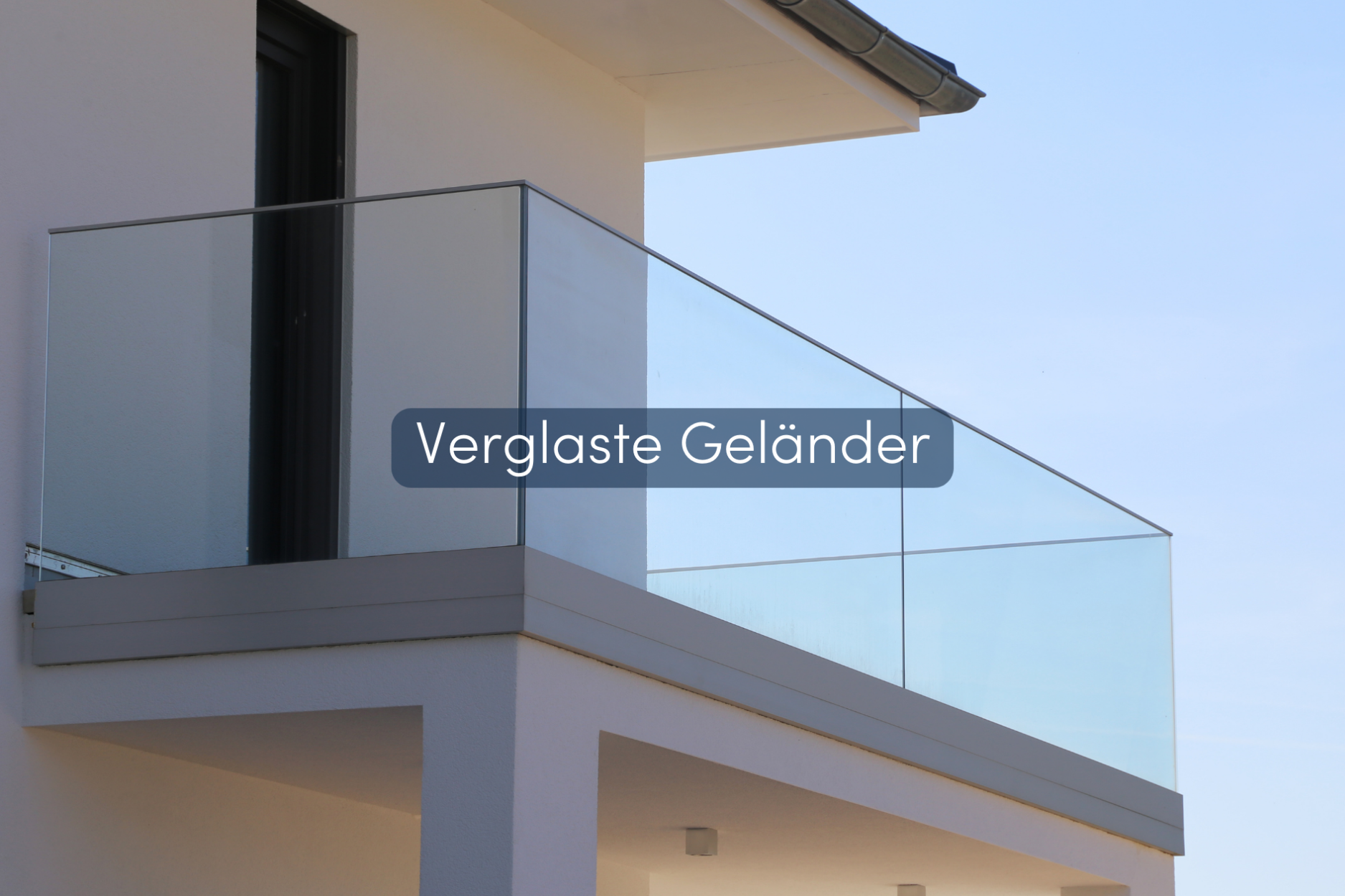 Balkon Verglasung Geländer