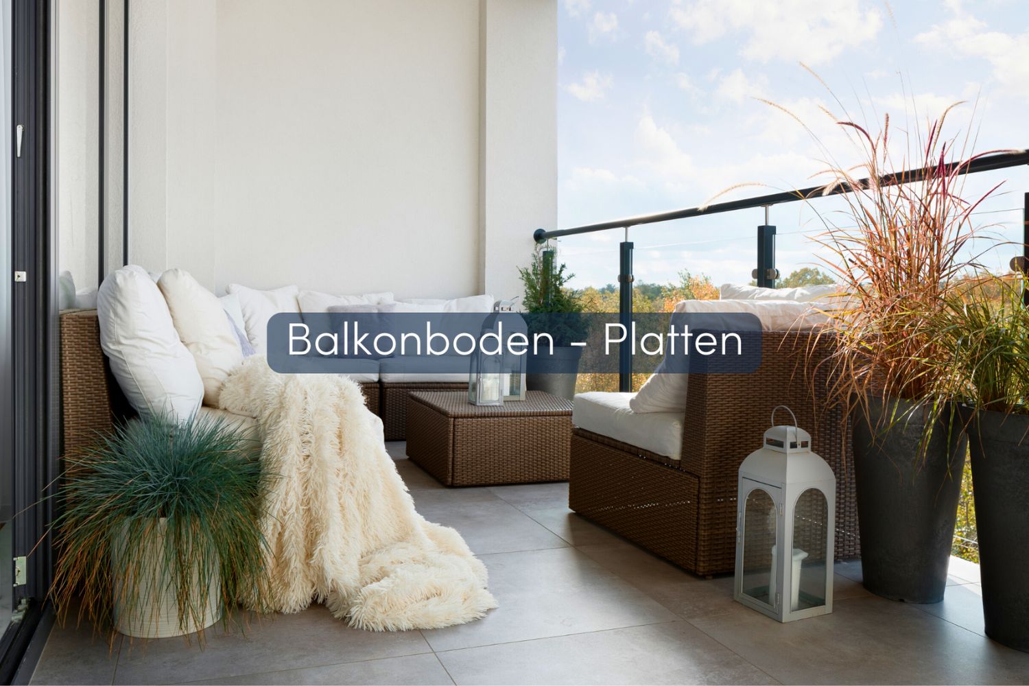 Balkon Bodenbelag Platten