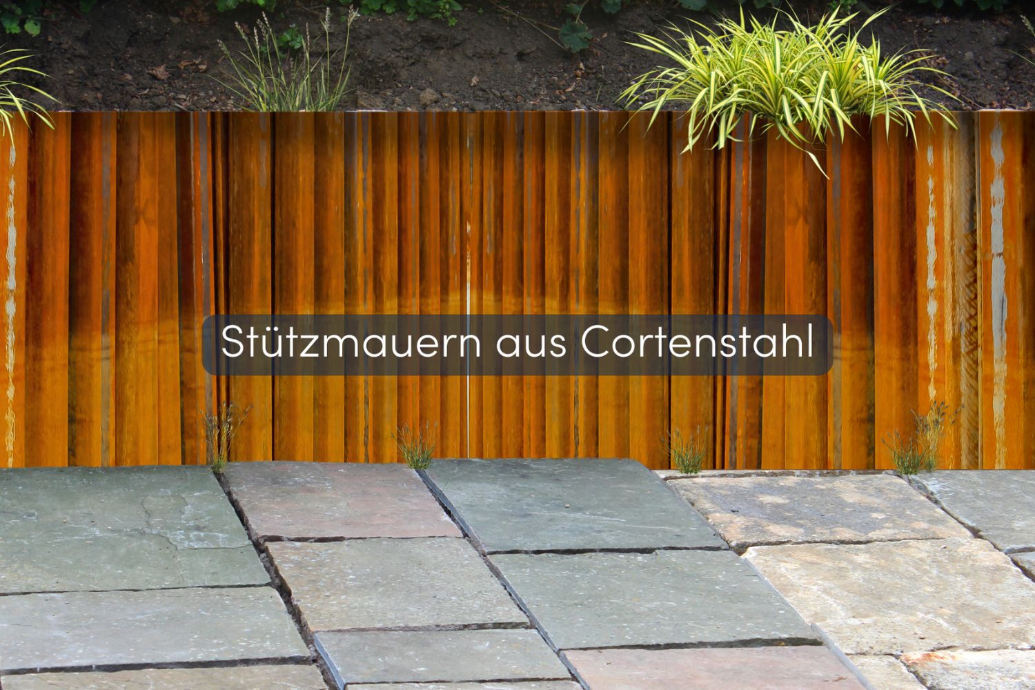 Stützmauer Stahl