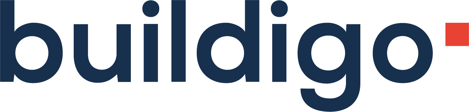 Buildigo Logo blau