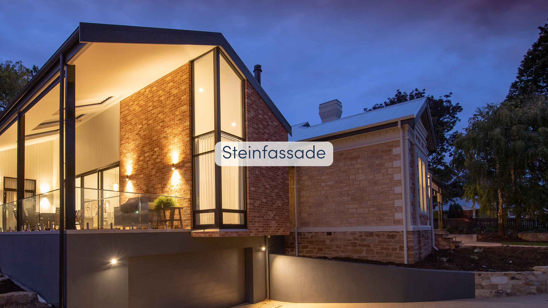 Fassadenverkleidung Steinfassade