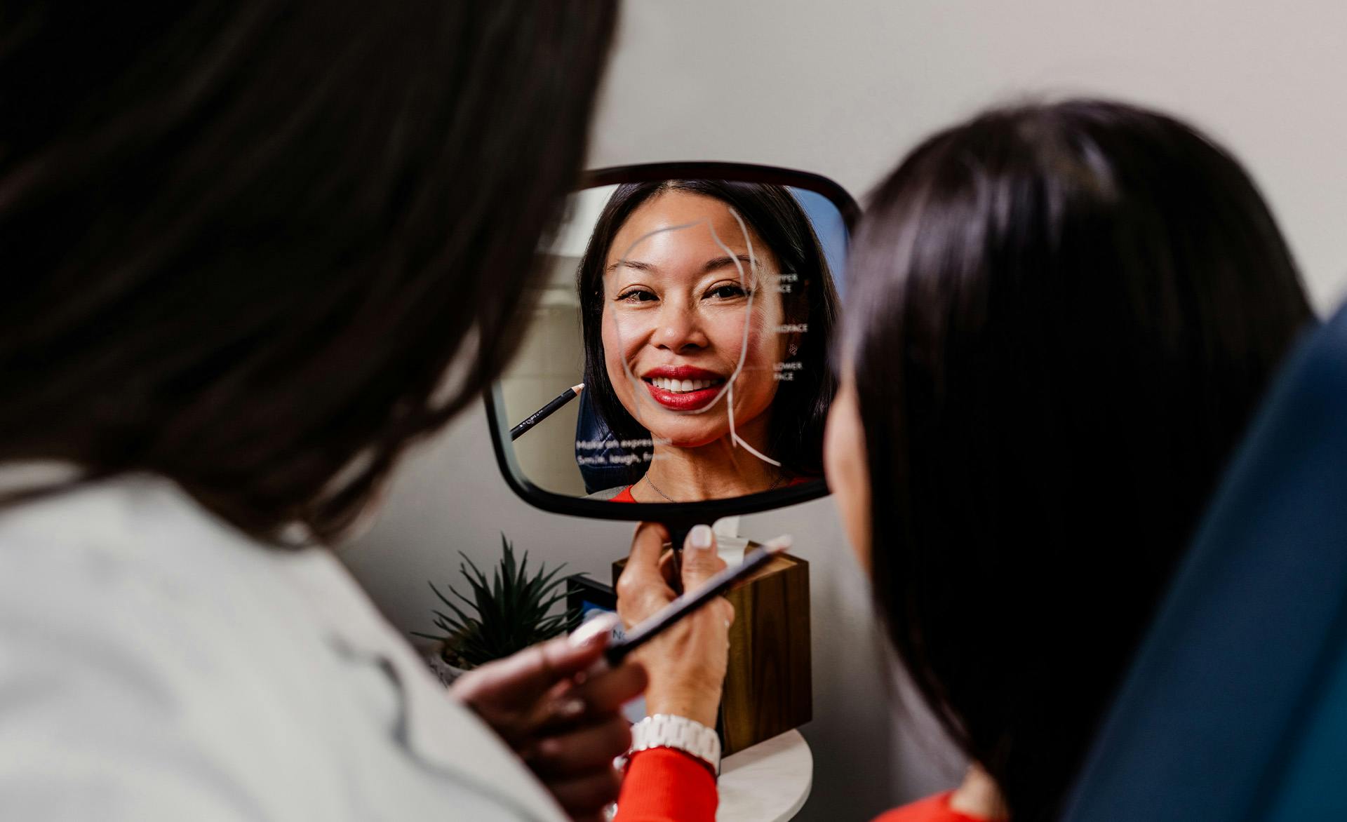 reviewing results with patient