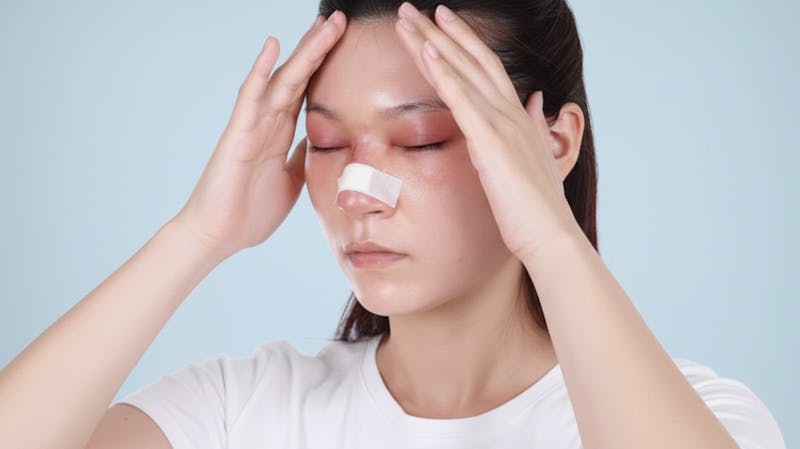 How To Reduce Bruising And Swelling After Rhinoplasty - Dr Baumholtz Blog Image