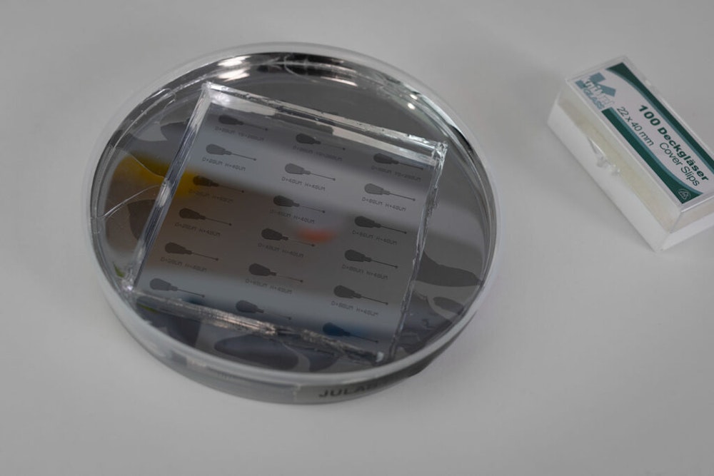 Image for Microdevice to predict blood clot tendency