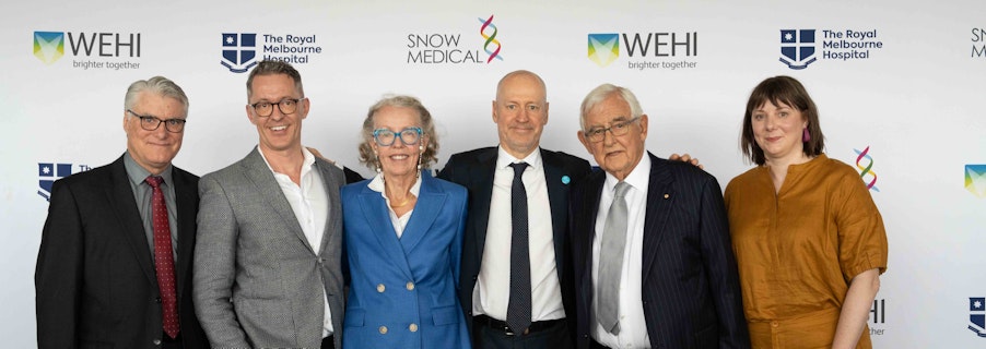 Terry, Ginette and Tom Snow at the Snow Centre for Immune Health announcement Image for Newsletter
