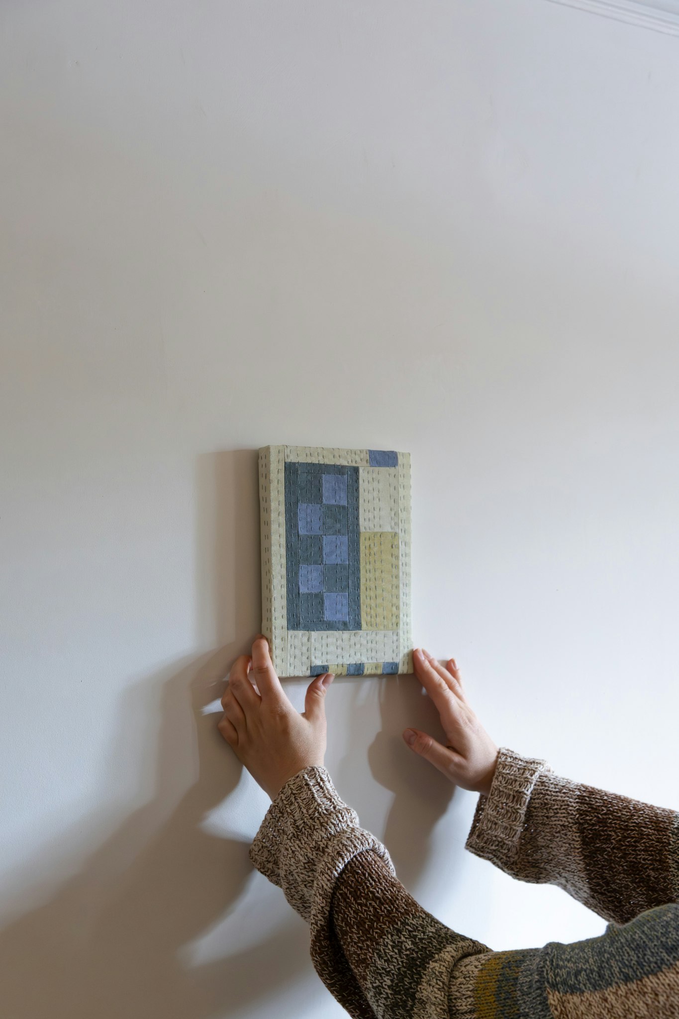 Laurie Maun's artwork in her Chorlton home renovation, photographed by Ella Wheatley for Böhm, Design Led Estate Agent in Manchester.