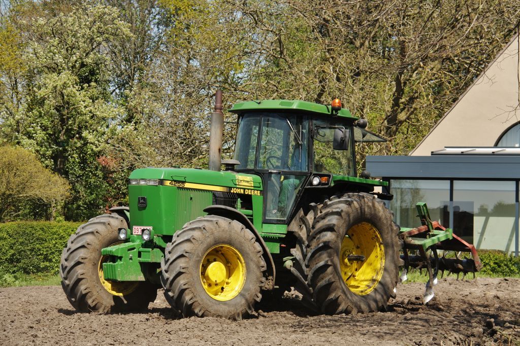 Tractor in Field Image