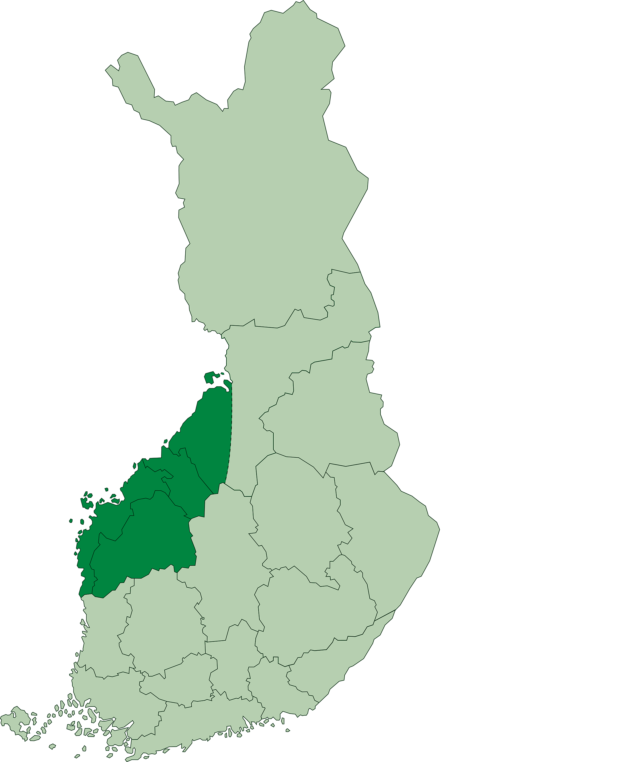 Pohjanmaan maakunnat