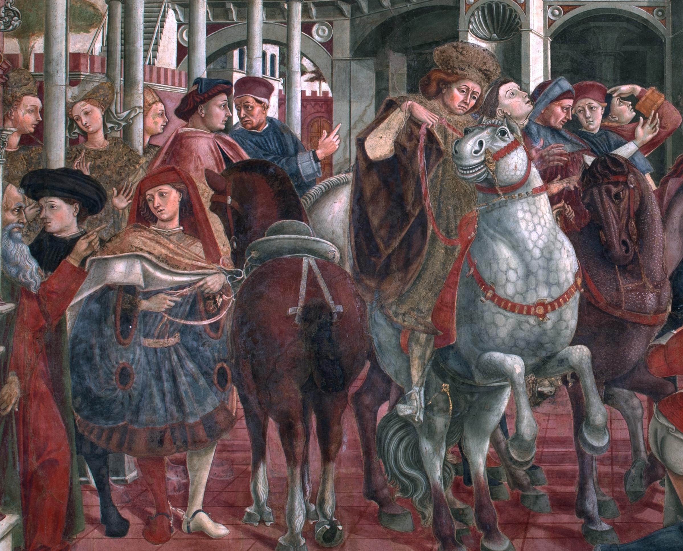 particolare affresco Pellegrinaio